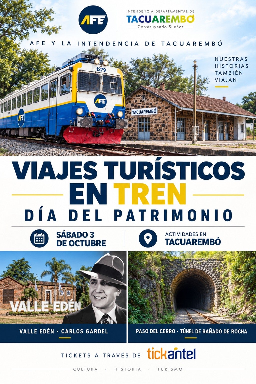 AFE celebra el Día del Patrimonio con paseos en tren 