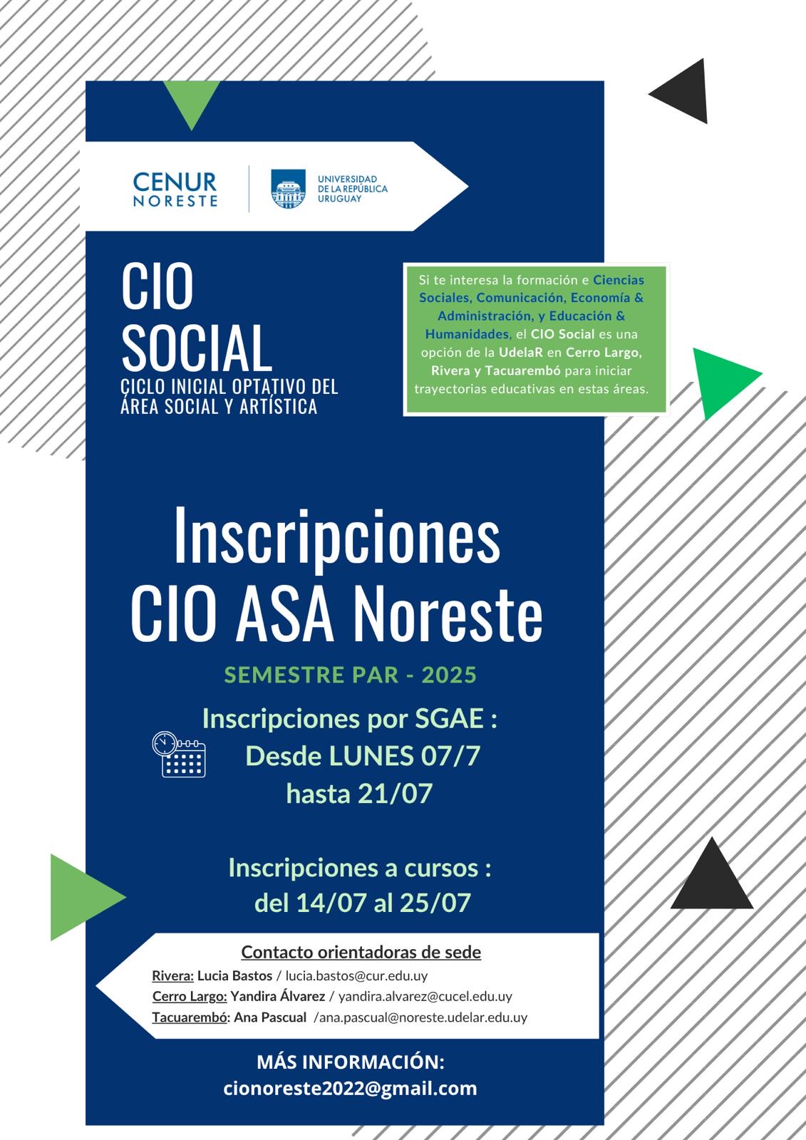 UDELAR tiene abierta inscripciones para Ciclo Inicial Área Social y Artística 