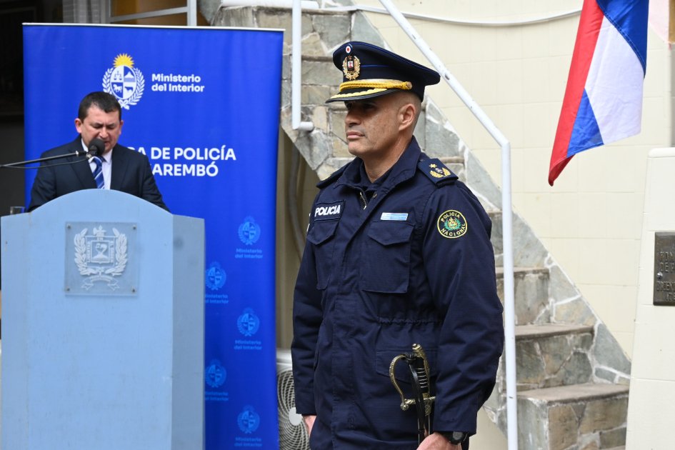 Nuevo  Director de Coordinación Ejecutiva Jefatura de Policía de Tacuarembó