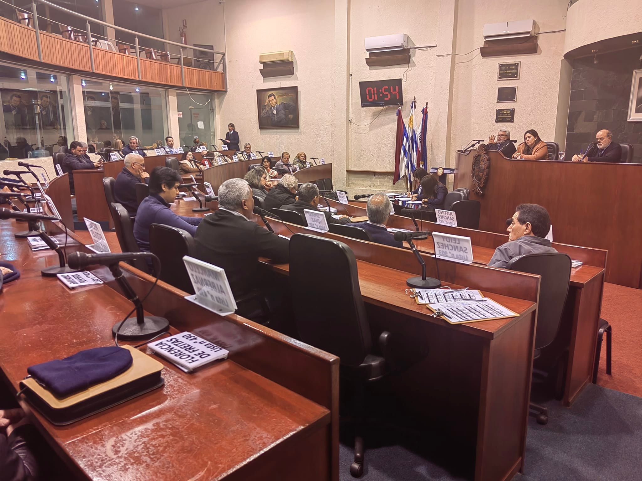 Exposiciones de ediles en Media Hora Previa de la Junta Departamental de Tacuarembó