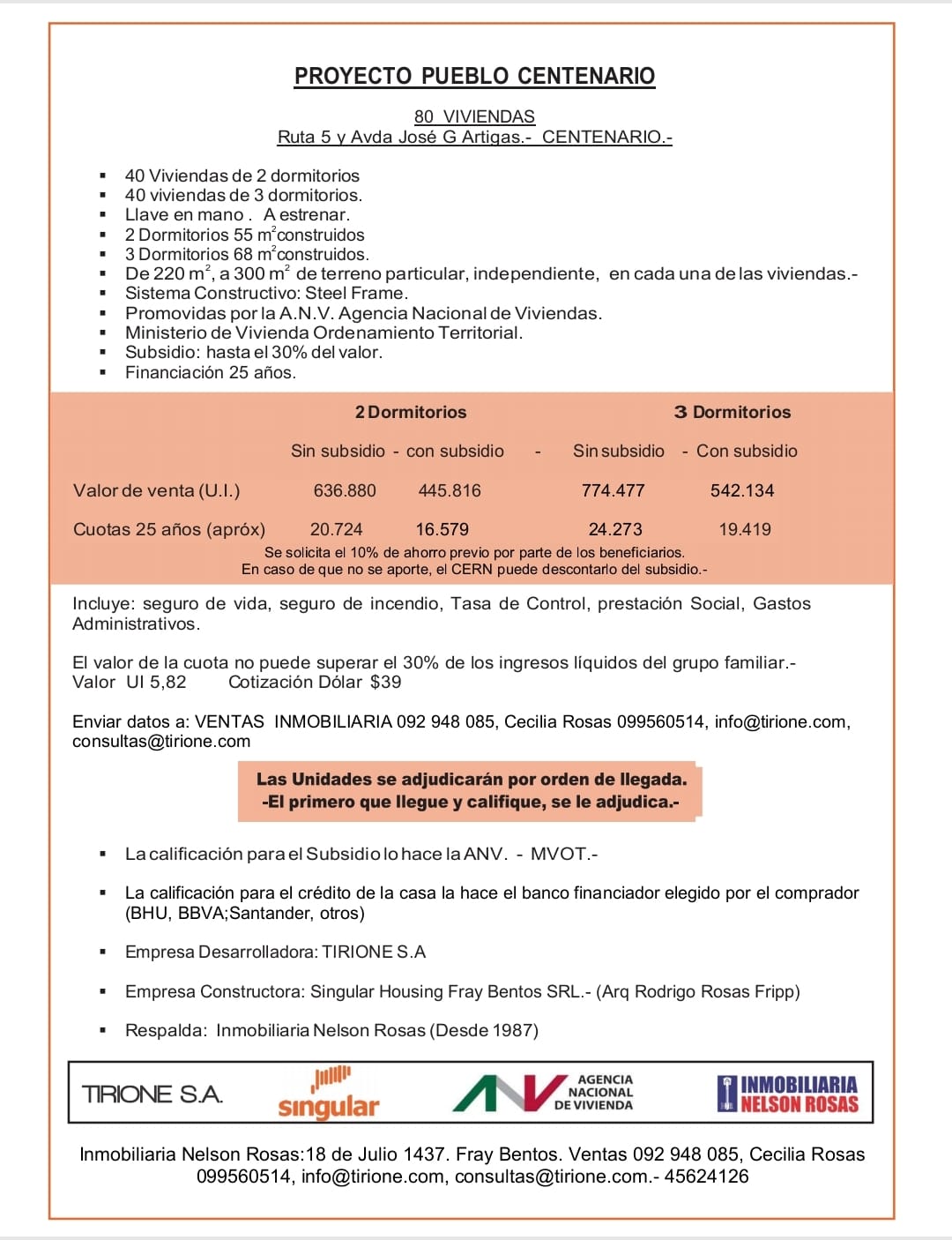 PROYECTO CENTENARIO 1